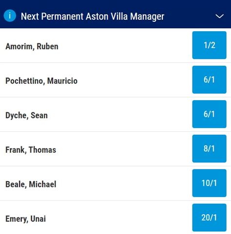 villa manager betting|Next Aston Villa Manager Betting: Gerrard the right call .
